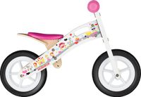 Bikestar Loopfiets - Hout - 10 inch wielen - Prinses - Wit