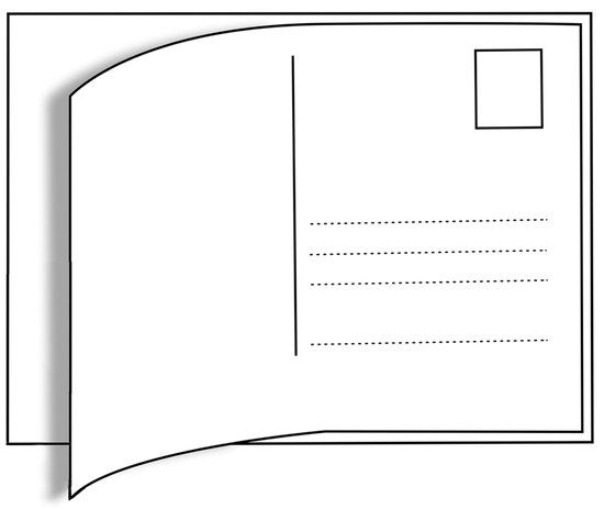 Herma briefkaart-etiketten wit 95x145 7758