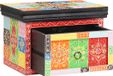 vidaXL Nachtkastje met lade Multikleur 40 x 30 x 28 cm