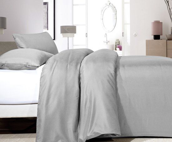 ZENsation Zensation Satin Point Dekbedovertrek 140x200/220 Grijs