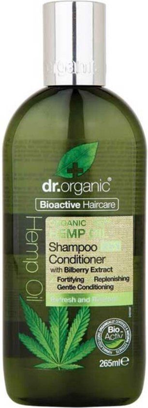 Dr. Organic Hennepolie Shampoo & Conditioner 265 ml - Alle haartypes - Unisex