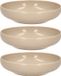 Plasticforte Kommetje/schaaltje - 6x - taupe - D16 x 4 cm - 520 ml - kunststof