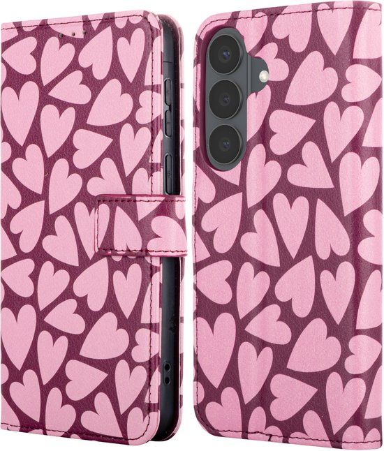 imoshion Design Bookcase Hoesje voor Samsung Galaxy S26 - Hearty Blush