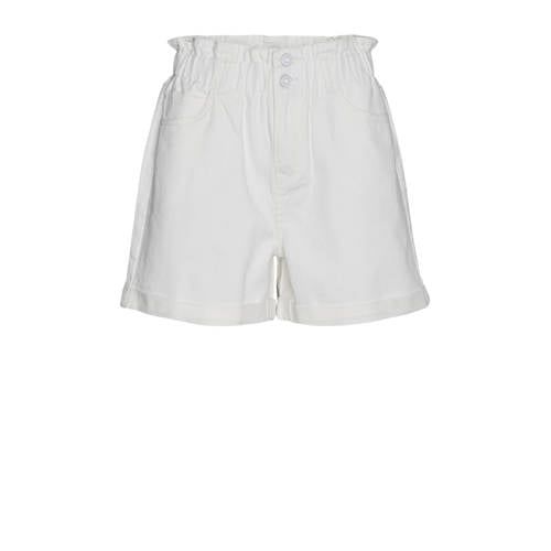 VERO MODA VMLYRA High Waist Loose Fit Shorts - Ecru