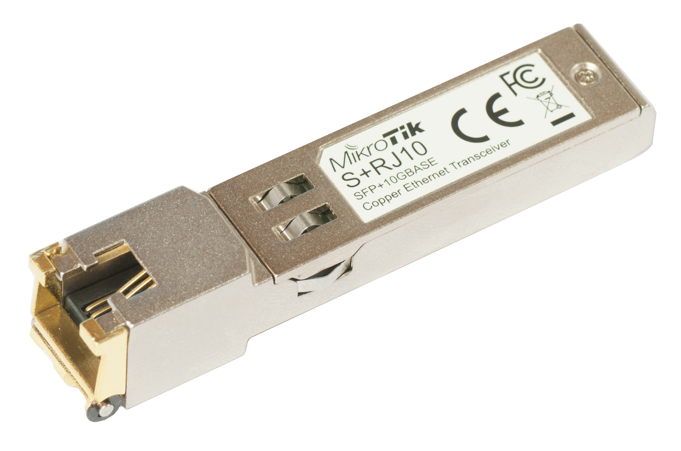 MikroTik S+RJ10 - Netwerk transceiver module - Metallic