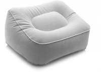 Elemental Goods Handige opblaasbare voetsteun Grijs