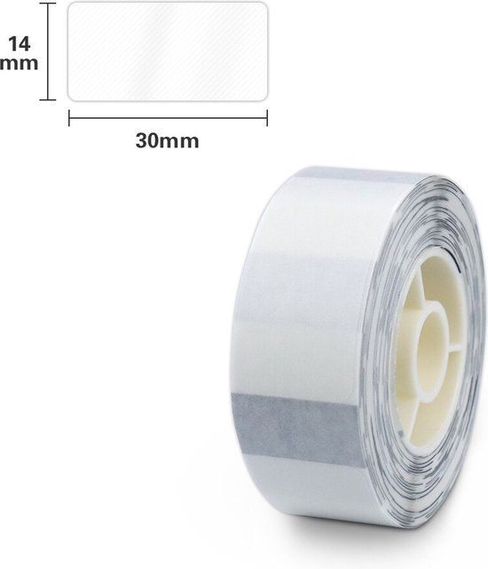 Niimbot Labels/Etiketten D110/D11/H1S/D101 - 14x30mm - Transparant