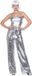 Wilbers&Wilbers Opvallende Glitter Broek Sylvie Zilver Vrouw XXXL