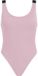 Calvin Klein Maillot de bain sans manches col rond Dream Pink M