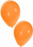 Bellatio Decorations ballonnen - 20 stuks - fel oranje - 28 cm