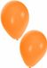 Bellatio Decorations ballonnen - 20 stuks - fel oranje - 28 cm