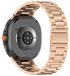 Wigento Samsung Galaxy Watch 9 / 8 / 8 Classic RVS-band met drie kralen ontwerp