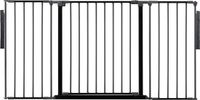 Safetots Kamerbreedhek, Panelenhek, Tot 148cm Breed, Zwart, 70cm Hoog