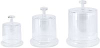 LOBERON Glazen pot set van 3 Oirlan helder