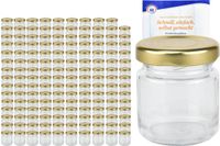 MamboCat 150-delige set van 53 ml potjes met gouden deksel incl. Diamant Gelierzauber receptenboekje