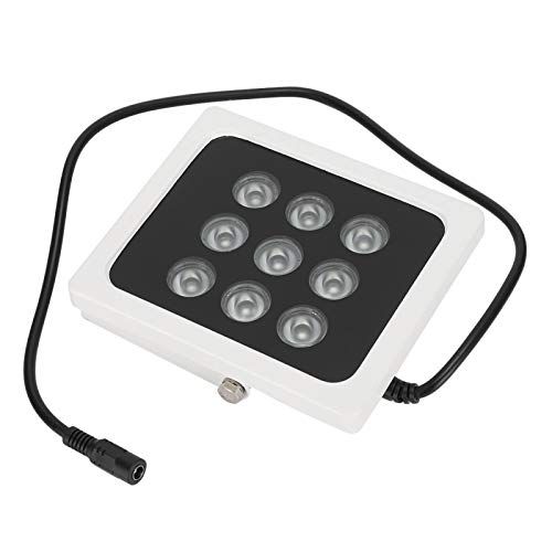 ciciglow DC12V Infrarood Wit Vullicht IP66 Waterdichte Bewakingslamp IR 15-LED's Infrarood Schijnwerper voor CCTV Beveiligingscamera 60 ° Lichthoek