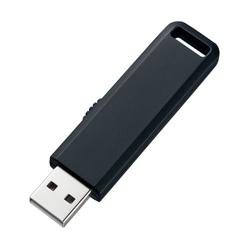SANWA SUPPLY UFD-SL8GBKN USB-stick - 8GB - Zwart