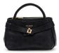 GUESS Ella Logo Mini Satchel Black Logo Zwart