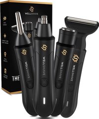 Wellshave 4 in 1 Neustrimmer Ultimate - All In One Wenkbrauw en Oorhaar trimmer - Neushaartrimmer voor mannen