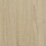 VidaXL Wandtafel 90x35x80 cm Sonoma Eiken