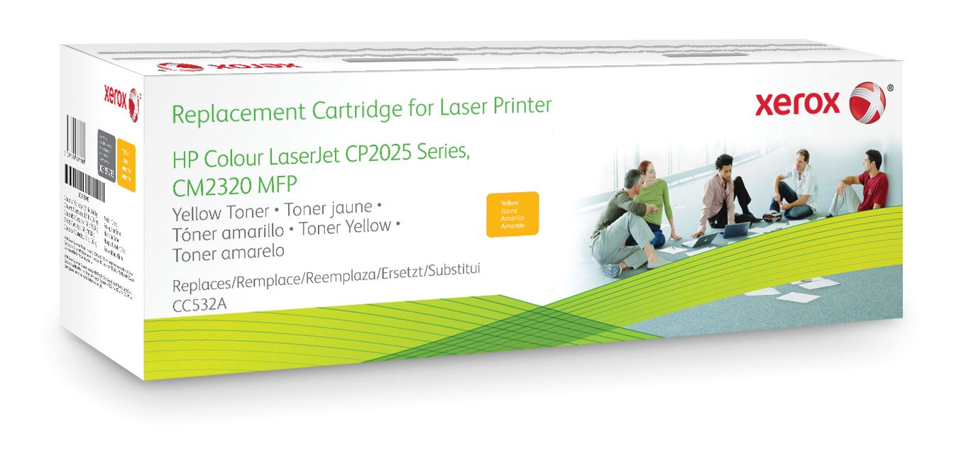 Xerox - Toner Cartridge - Yellow - Compatible with HP Colour LaserJet CM2320 MFP, CP2020/CP2025
