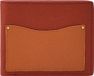FOSSIL Anderson Bifold Kaarthoes Orange Multi Leer