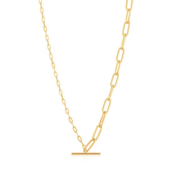 Ania Haie Chain Reaction AH N021.02G Dames Ketting 40 cm