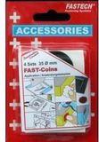 FASTECH® 684-330 Klittenband punten Om vast te plakken Hotmelt Haak- en lusdeel (Ø) 47 mm Zwart 4 paar