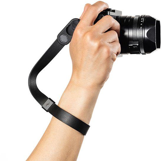 Peak Design Cuff Leather Camera Strap Wrist Black