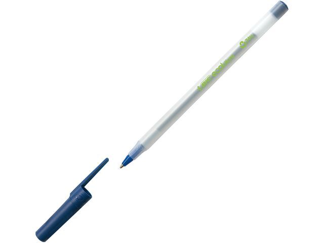 BiC BiC Balpen ECOlutions Round Stic Medium, blauw