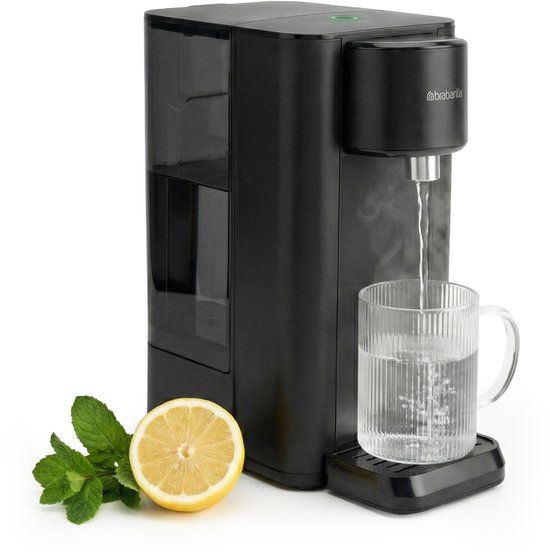 Brabantia Heetwaterdispenser - 2.5 Liter - Zwart - BBEK1103