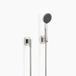 Dornbracht Lissé doucheset met afzonderlijke rozetten, Platinam, 315 cm breed, 85 cm hoog, 210 cm lang, 1.62 kg