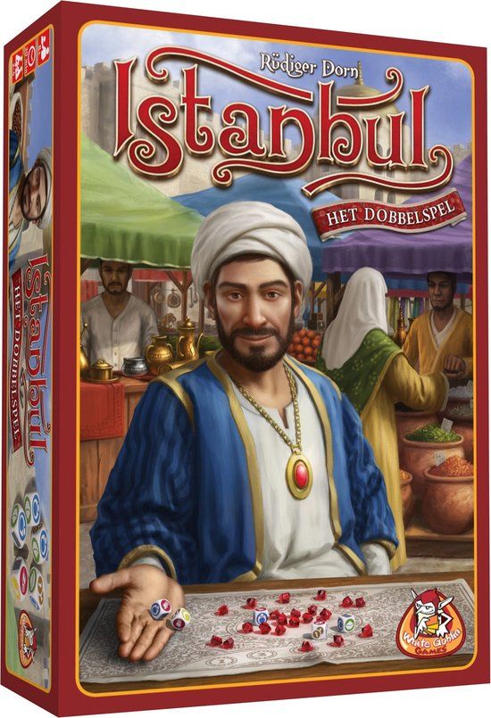 White Goblin Games Istanbul: Dobbelspel - Bordspel - Multicolor