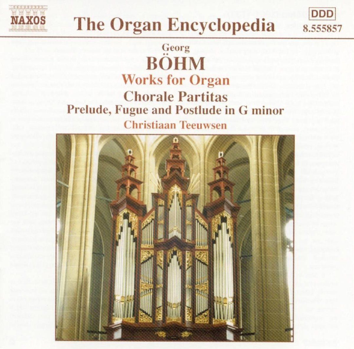 OUTHERE Bohm Georg: Opere Per Organo (Integrale) Vol 1 CD