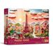 Trefl Puzzle avec effet 3D, Paris - 1000 pièces - 40ème anniversaire de Trefl, Papierkunst Paper Art, puzzle premium pour adultes et enfants à partir de 14 ans