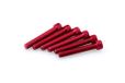 Puig 0524R zeskantschroeven, M8 x 50 mm, rood, 6 stuks