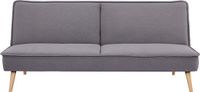 Red Deco Slaapbank L188cm SAVERIO Gris