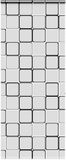 vidaXL Doucherolgordijn met cassette 110x240 cm stofbreedte 106 cm