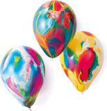Amscan 8 Latex Balloons Marbled Balloons Assorted 18 cm/7