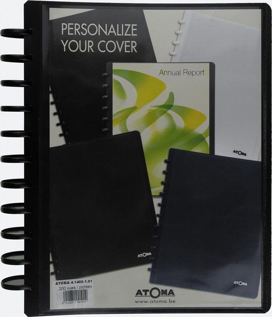 Atoma showalbum A4 - 100 tassen - personaliseerbaar