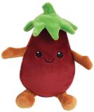 Jemini Aubergine pluche Fruity's Bean Bag