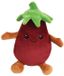Jemini Aubergine pluche Fruity's Bean Bag