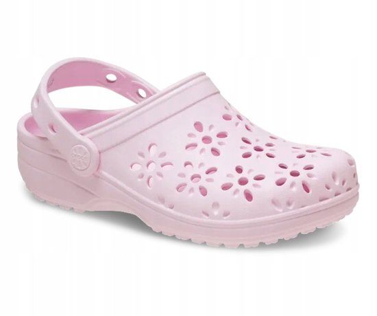 Crocs Classic Serie - Kinder Klomp - Floral Cut Out - PINK MILK - Maat 29-30
