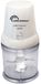LITTLE BALANCE 8586 Little hakmolen, elektrische hakmolen, mini-mixer, kom 500 ml, 4 roestvrijstalen messen, 400 W, wit