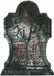 BigBuy Home Grafsteen 44 x 31 cm Halloween zwart