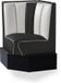 Bel Air banquette d'angle HW-60/60 noir