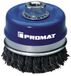 Promat/Tecwerk Potborstel | d. 120 mm draaddikte 0,5 mm | staal | 6500 min-¹