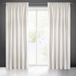 Eurofirany RIA Gordijn zacht fluweel velvet lint - 1 stk. Edel elegant hoogwaardig glamour slaapkamer woonkamer lounge Crème 140x270 cm