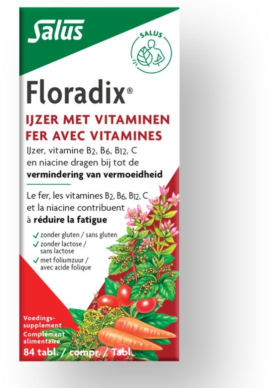 Salus Floradix IJzer-tabletten - 84 tabletten