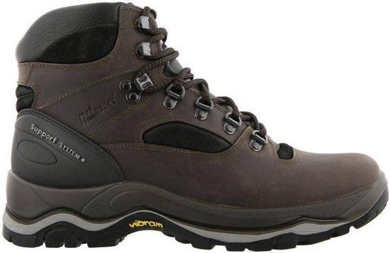 Grisport Tiben Mid Wandelschoenen Unisex Leer Maat 45 Mid Brown